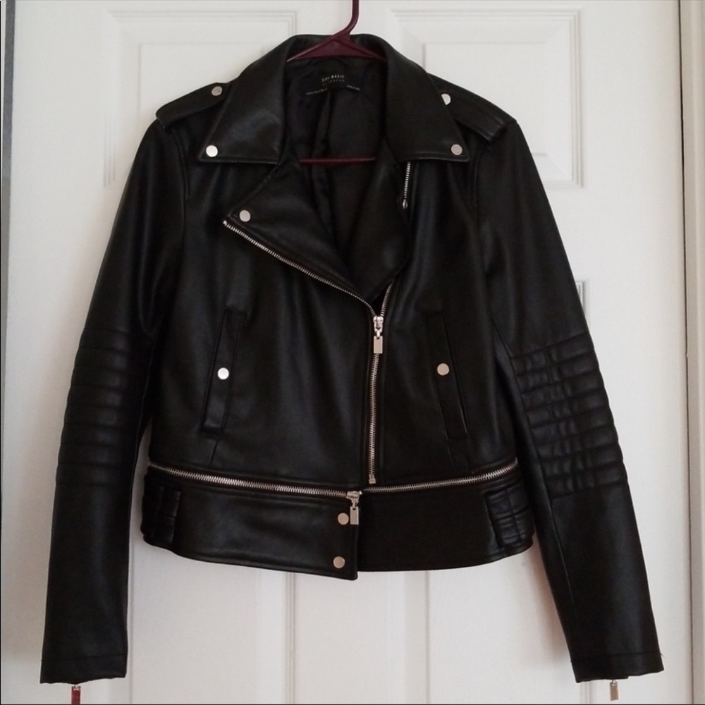 Zara Faux Leather Jacket